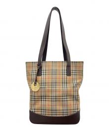 Burberry's（バーバリーズ）の古着「シャドーホースキャンバストートバッグ」｜ブラウン