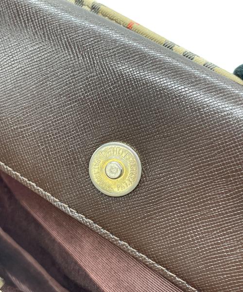 Burberry's（バーバリーズ）Burberry's (バーバリーズ) シャドーホースキャンバストートバッグ ブラウンの古着・服飾アイテム