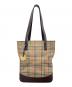 Burberry's（バーバリーズ）の古着「シャドーホースキャンバストートバッグ」｜ブラウン
