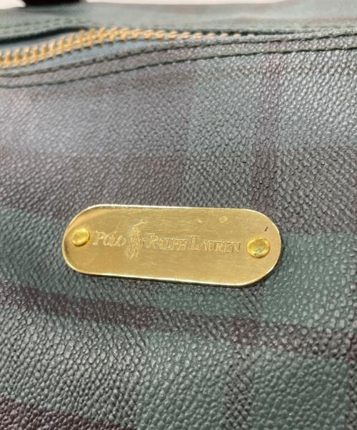 POLO RALPH LAUREN（ポロ・ラルフローレン）POLO RALPH LAUREN (ポロ・ラルフローレン) ボストンバッグ ブルーの古着・服飾アイテム