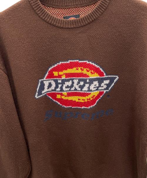 SUPREME（シュプリーム）SUPREME (シュプリーム) Dickies (ディッキーズ) Supreme Dickies Sweater ブラウン サイズ:Mの古着・服飾アイテム