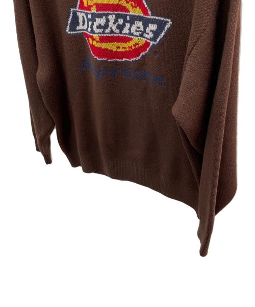 SUPREME（シュプリーム）SUPREME (シュプリーム) Dickies (ディッキーズ) Supreme Dickies Sweater ブラウン サイズ:Mの古着・服飾アイテム
