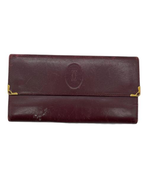 Cartier（カルティエ）Cartier (カルティエ) 長財布 レッドの古着・服飾アイテム