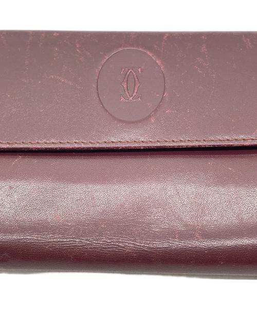 Cartier（カルティエ）Cartier (カルティエ) 長財布 レッドの古着・服飾アイテム