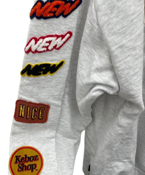 FREAK'S STORE（フリークスストア）FREAK'S STORE (フリークスストア) KEBOZ (ケボズ) パーカー ライトグレー サイズ:Mの古着・服飾アイテム
