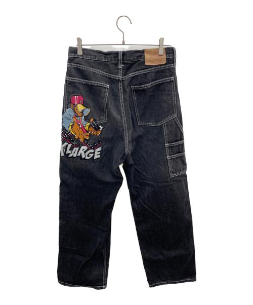 X-LARGE（エクストララージ）X-LARGE (エクストララージ) デニムパンツ ブラック サイズ:32の古着・服飾アイテム