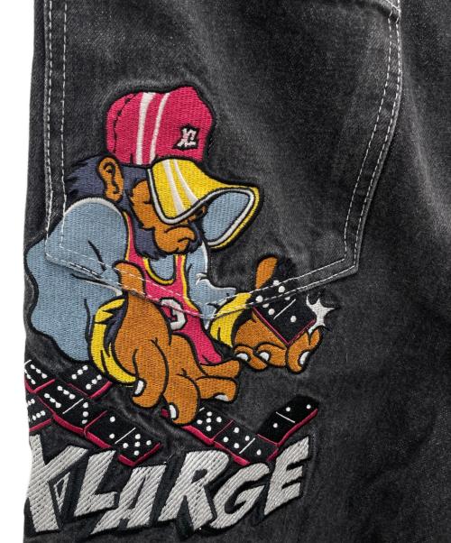 X-LARGE（エクストララージ）X-LARGE (エクストララージ) デニムパンツ ブラック サイズ:32の古着・服飾アイテム