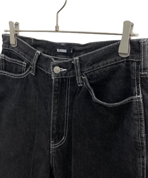 X-LARGE（エクストララージ）X-LARGE (エクストララージ) デニムパンツ ブラック サイズ:32の古着・服飾アイテム