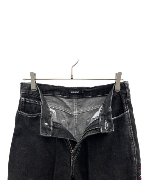 X-LARGE（エクストララージ）X-LARGE (エクストララージ) デニムパンツ ブラック サイズ:32の古着・服飾アイテム