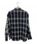 X-LARGE (エクストララージ) OLD ENGLISH L/S FLANNEL SHIRT ブラック サイズ:L：6000円