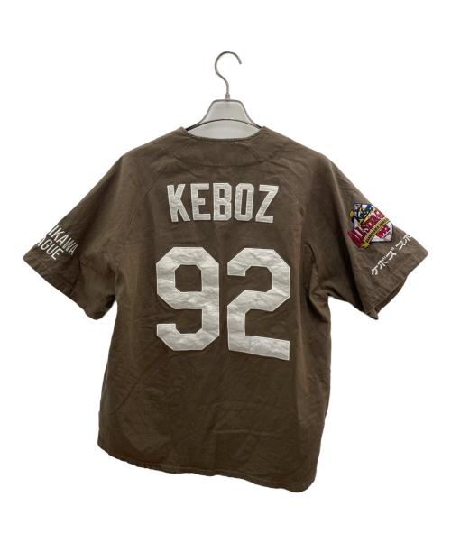 KEBOZ（ケボズ）KEBOZ (ケボズ) 半袖シャツ ブラウン サイズ:Mの古着・服飾アイテム