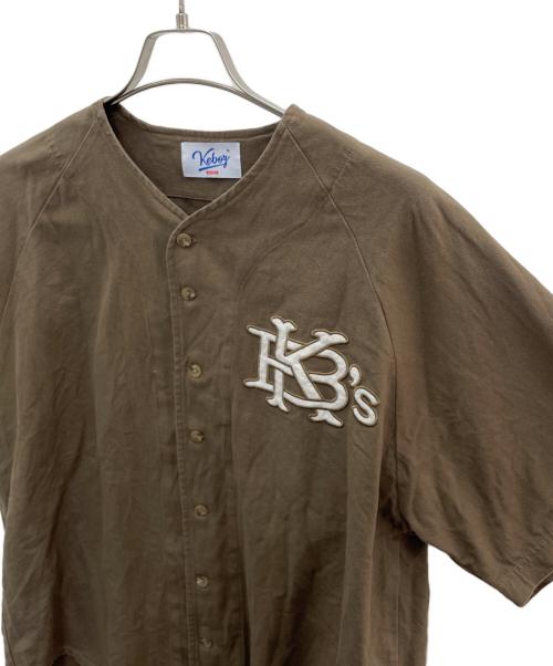 KEBOZ（ケボズ）KEBOZ (ケボズ) 半袖シャツ ブラウン サイズ:Mの古着・服飾アイテム