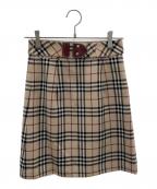 BURBERRY BLUE LABELバーバリー ブルー レーベル）の古着「スカート」｜ブラウン