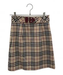 BURBERRY BLUE LABEL（バーバリー ブルー レーベル）の古着「スカート」｜ブラウン