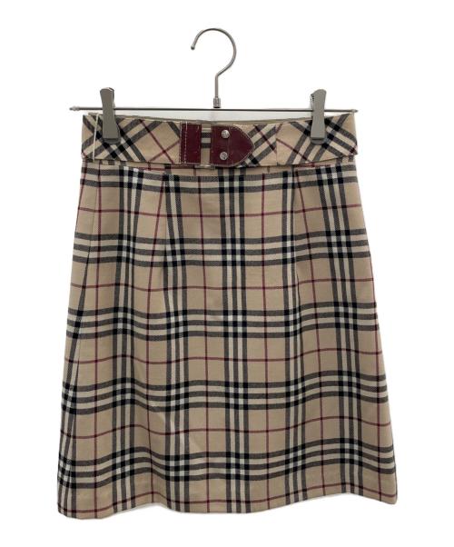 BURBERRY BLUE LABEL（バーバリー ブルー レーベル）BURBERRY BLUE LABEL (バーバリー ブルー レーベル) スカート ブラウン サイズ:36の古着・服飾アイテム