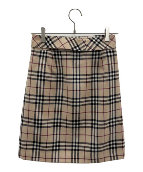 BURBERRY BLUE LABEL（バーバリー ブルー レーベル）BURBERRY BLUE LABEL (バーバリー ブルー レーベル) スカート ブラウン サイズ:36の古着・服飾アイテム