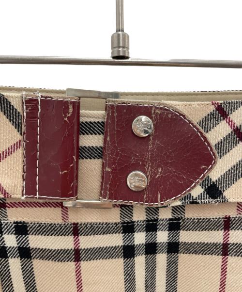 BURBERRY BLUE LABEL（バーバリー ブルー レーベル）BURBERRY BLUE LABEL (バーバリー ブルー レーベル) スカート ブラウン サイズ:36の古着・服飾アイテム