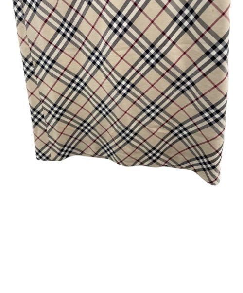 BURBERRY BLUE LABEL（バーバリー ブルー レーベル）BURBERRY BLUE LABEL (バーバリー ブルー レーベル) ノバチェックスカート ブラウン サイズ:36の古着・服飾アイテム