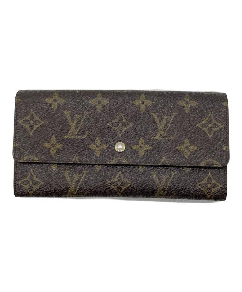 LOUIS VUITTON（ルイ ヴィトン）LOUIS VUITTON (ルイ ヴィトン) 長財布 ブラウンの古着・服飾アイテム