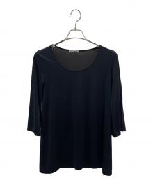 ISSEY MIYAKE（イッセイミヤケ）の古着「半袖カットソー」｜ブラック