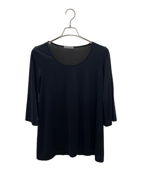 ISSEY MIYAKE（イッセイミヤケ）ISSEY MIYAKE (イッセイミヤケ) 半袖カットソー ブラック サイズ:2の古着・服飾アイテム