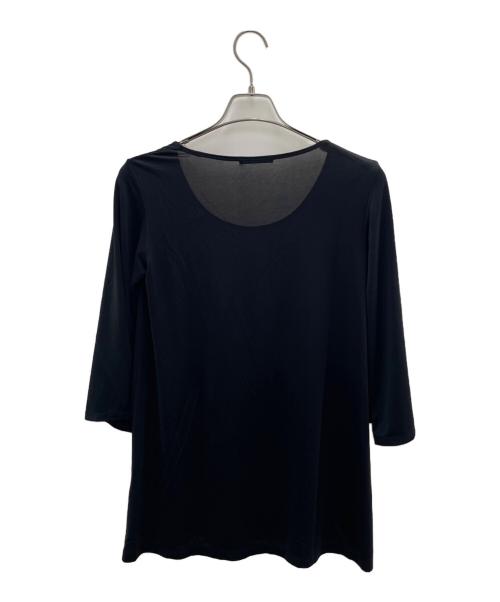 ISSEY MIYAKE（イッセイミヤケ）ISSEY MIYAKE (イッセイミヤケ) 半袖カットソー ブラック サイズ:2の古着・服飾アイテム