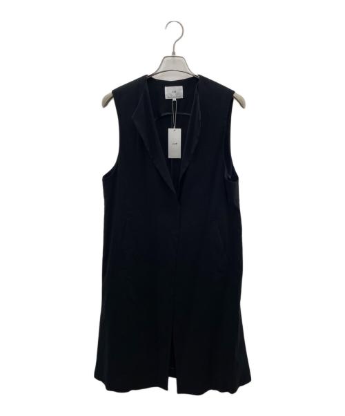 23区（ニジュウサンク）23区 (ニジュウサンク) ロングジレ ブラック サイズ:38 未使用品の古着・服飾アイテム