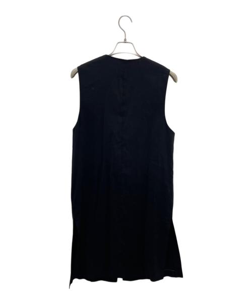 23区（ニジュウサンク）23区 (ニジュウサンク) ロングジレ ブラック サイズ:38 未使用品の古着・服飾アイテム