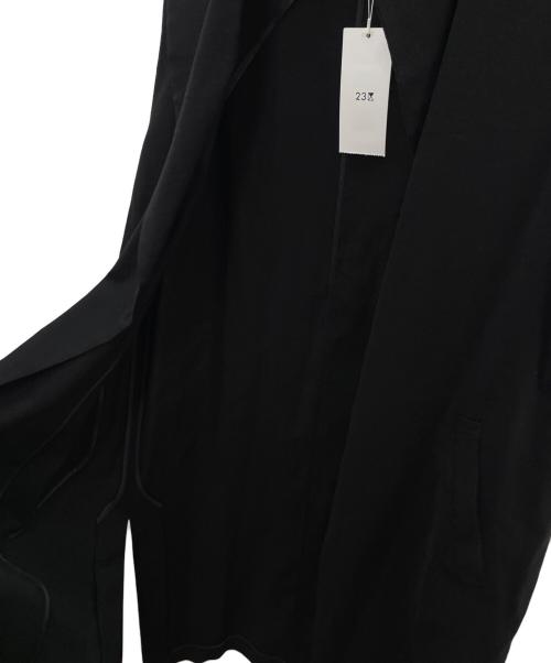 23区（ニジュウサンク）23区 (ニジュウサンク) ロングジレ ブラック サイズ:38 未使用品の古着・服飾アイテム