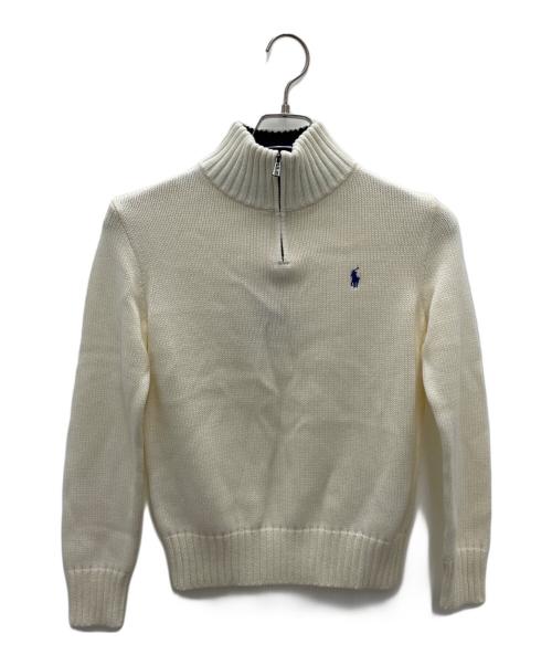 POLO RALPH LAUREN（ポロ・ラルフローレン）POLO RALPH LAUREN (ポロ・ラルフローレン) 厚手ニット ホワイト サイズ:150 未使用品の古着・服飾アイテム