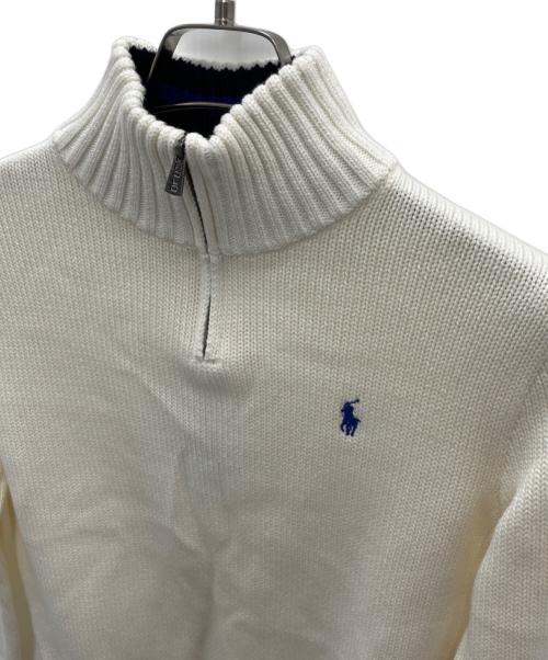 POLO RALPH LAUREN（ポロ・ラルフローレン）POLO RALPH LAUREN (ポロ・ラルフローレン) 厚手ニット ホワイト サイズ:150 未使用品の古着・服飾アイテム