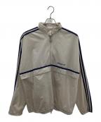 adidas Originalsアディダスオリジナル）の古着「ハーフジップジャケット」｜ベージュ×ネイビー