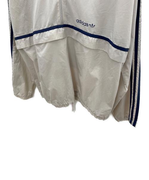 adidas Originals（アディダスオリジナル）adidas Originals (アディダスオリジナル) ハーフジップジャケット ベージュ×ネイビー サイズ:不明の古着・服飾アイテム