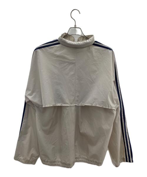 adidas Originals（アディダスオリジナル）adidas Originals (アディダスオリジナル) ハーフジップジャケット ベージュ×ネイビー サイズ:不明の古着・服飾アイテム