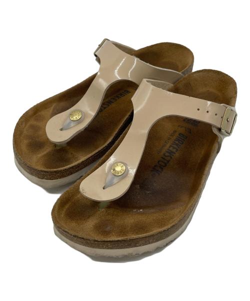 BIRKENSTOCK（ビルケンシュトック）BIRKENSTOCK (ビルケンシュトック) トングサンダル ブラウン サイズ:24.5の古着・服飾アイテム