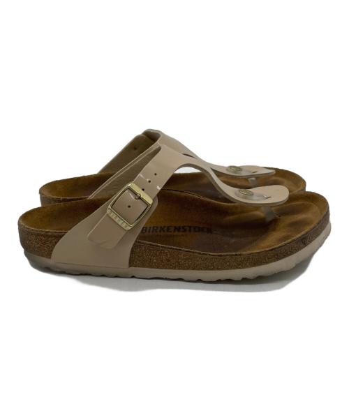 BIRKENSTOCK（ビルケンシュトック）BIRKENSTOCK (ビルケンシュトック) トングサンダル ブラウン サイズ:24.5の古着・服飾アイテム