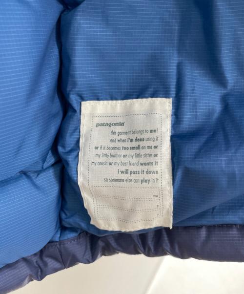 Patagonia（パタゴニア）Patagonia (パタゴニア) ダウンベスト ネイビー サイズ:Mの古着・服飾アイテム