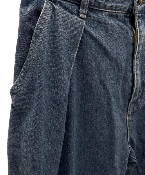 PAY DAY（ペイデイ）PAY DAY (ペイデイ) タック入りデニムパンツ ブルー サイズ:36の古着・服飾アイテム