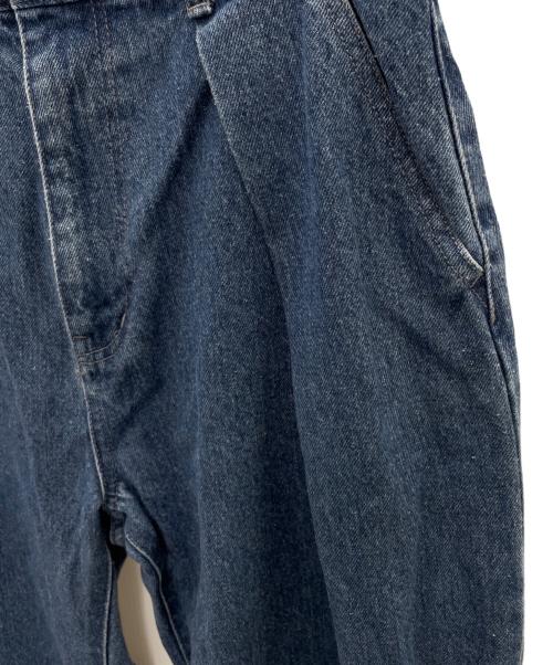 PAY DAY（ペイデイ）PAY DAY (ペイデイ) タック入りデニムパンツ ブルー サイズ:36の古着・服飾アイテム