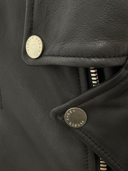 upper hights（アッパーハイツ）upper hights (アッパーハイツ) ラムレザージャケット ブラック サイズ:1の古着・服飾アイテム