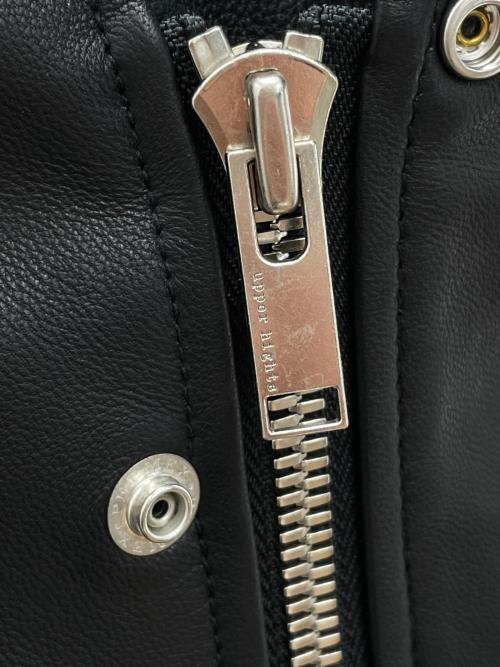 upper hights（アッパーハイツ）upper hights (アッパーハイツ) ラムレザージャケット ブラック サイズ:1の古着・服飾アイテム