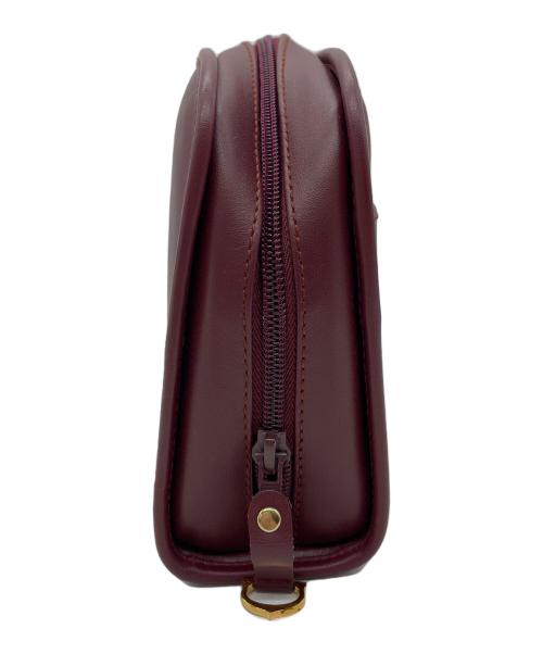 Cartier（カルティエ）Cartier (カルティエ) クラッチバッグ ボルドーの古着・服飾アイテム