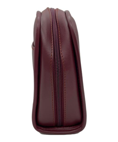 Cartier（カルティエ）Cartier (カルティエ) クラッチバッグ ボルドーの古着・服飾アイテム