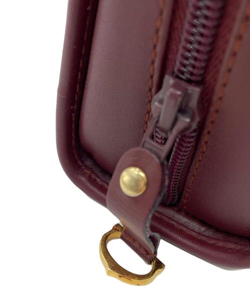 Cartier（カルティエ）Cartier (カルティエ) クラッチバッグ ボルドーの古着・服飾アイテム