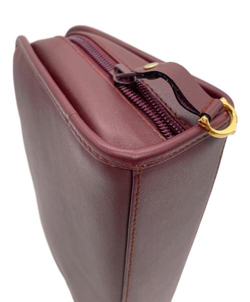 Cartier（カルティエ）Cartier (カルティエ) クラッチバッグ ボルドーの古着・服飾アイテム