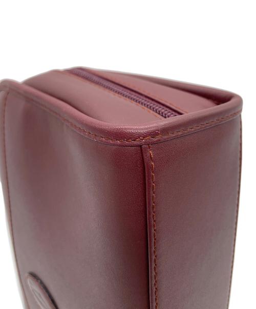 Cartier（カルティエ）Cartier (カルティエ) クラッチバッグ ボルドーの古着・服飾アイテム