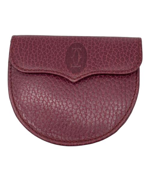 Cartier（カルティエ）Cartier (カルティエ) コインケース ボルドーの古着・服飾アイテム