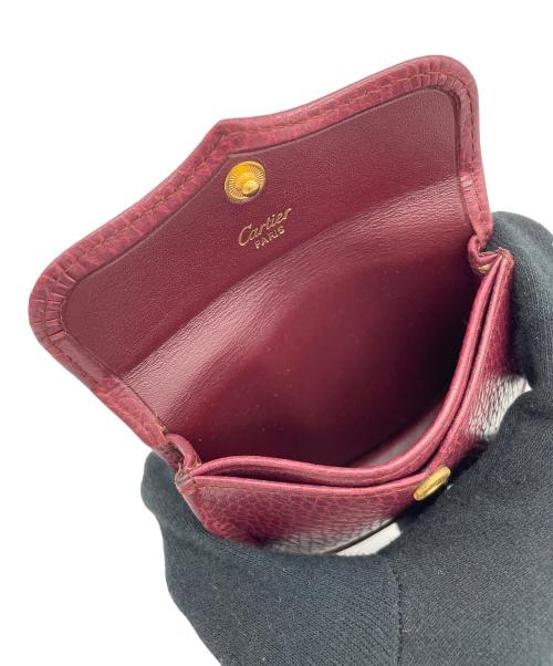 Cartier（カルティエ）Cartier (カルティエ) コインケース ボルドーの古着・服飾アイテム