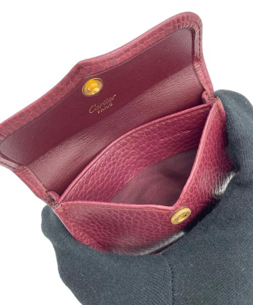 Cartier（カルティエ）Cartier (カルティエ) コインケース ボルドーの古着・服飾アイテム
