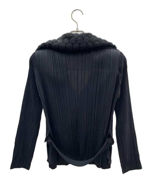 PLEATS PLEASE（プリーツプリーズ）PLEATS PLEASE (プリーツプリーズ) プリーツジャケット ブラック サイズ:3の古着・服飾アイテム